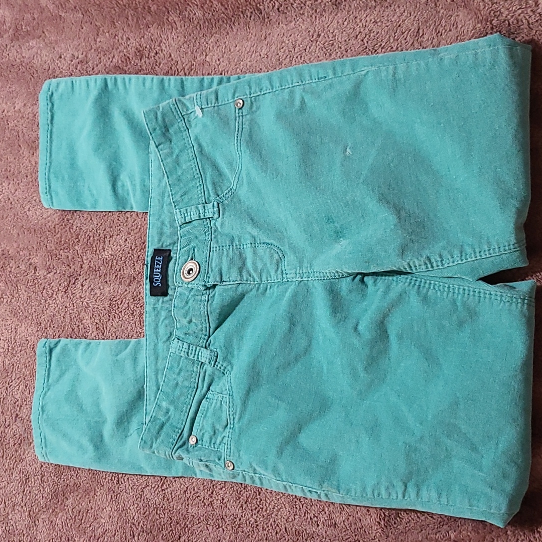 222 Turquoise Pants